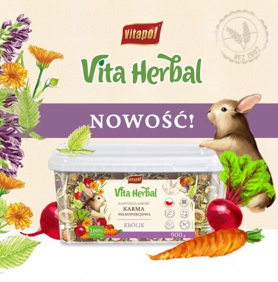 Vita Herbal – naturalna karma dla królika